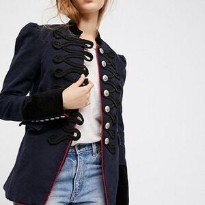 Free people milatary style jacket